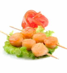 Шашлычки из гребешка