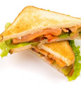 Сэндвич с лососем