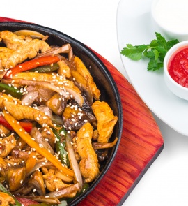 Фахитос с курицей