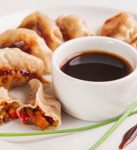 Гёдза с креветками