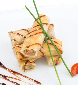 Спринг роллы с говядиной