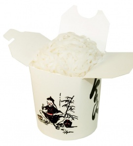 Вок на рисовой лапше