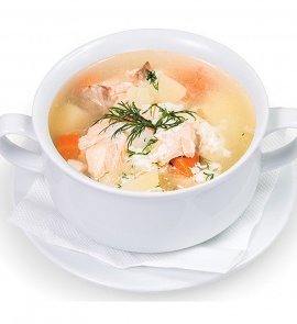 Уха из лосося