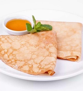 Блины с мёдом