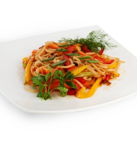 Удон с овощами